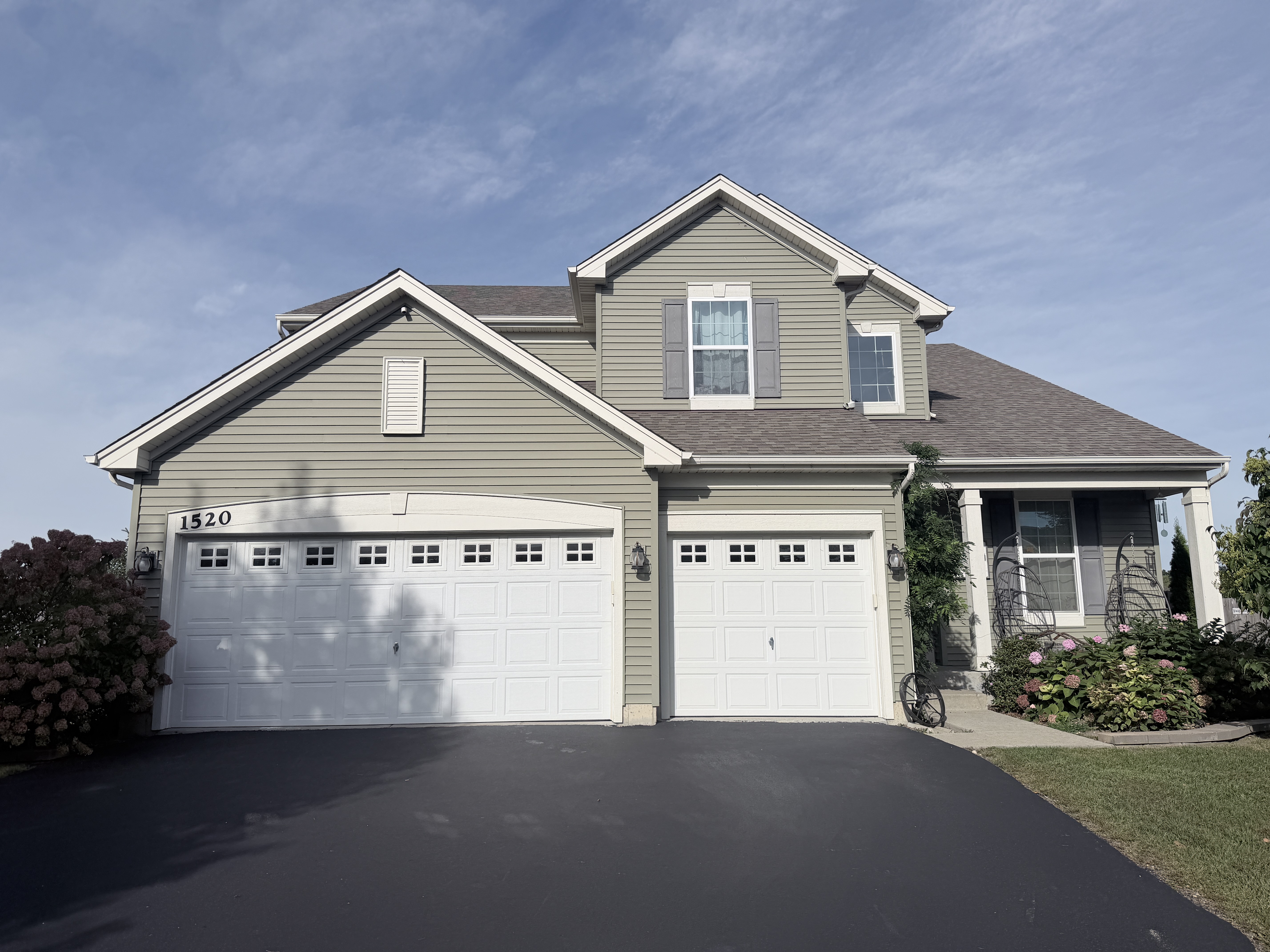 Before House Washing project in Volo, IL