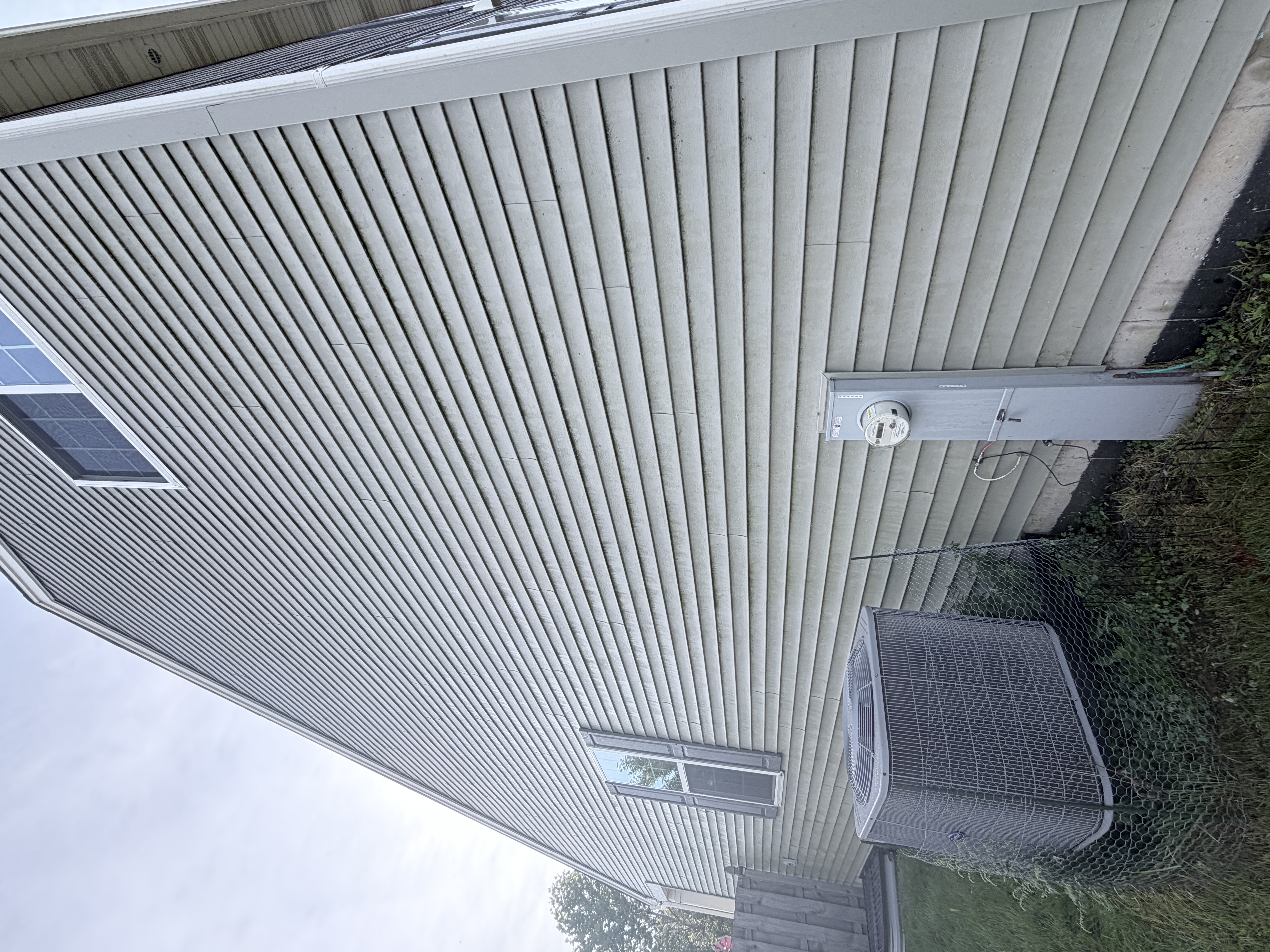 Before House Washing project in Volo, IL