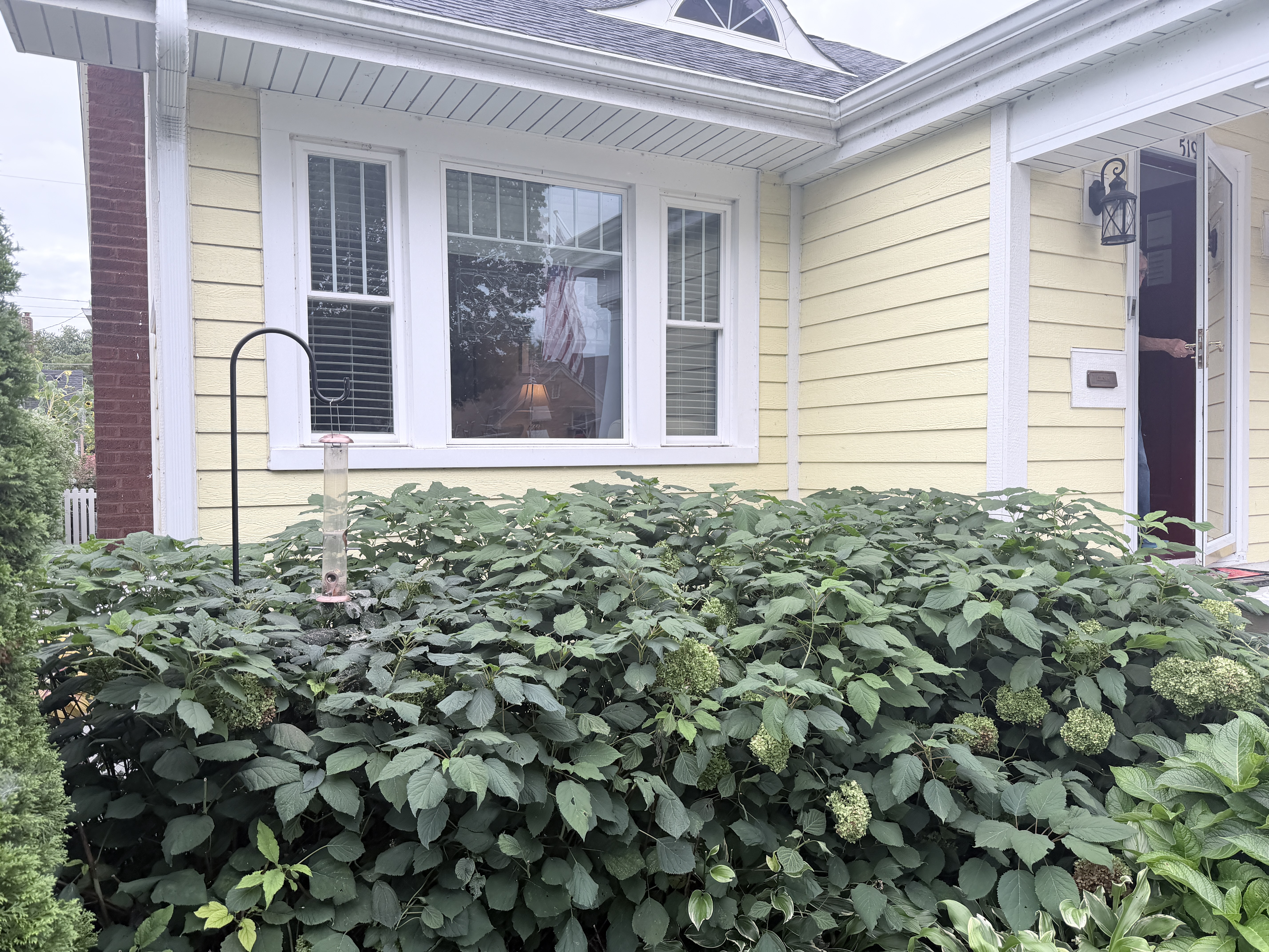 Before House Washing project in Kenosha, WI
