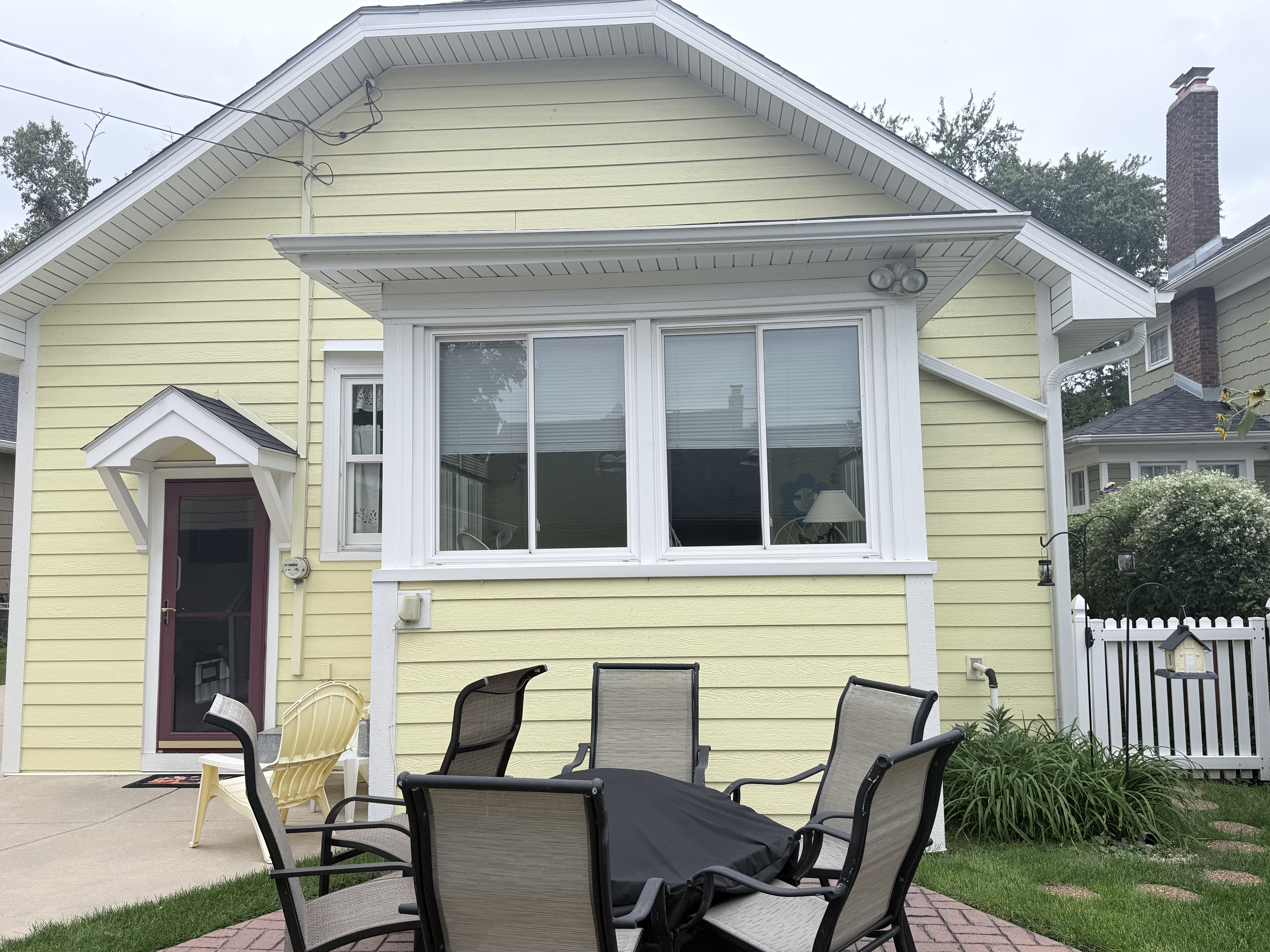 Before House Washing project in Kenosha, WI