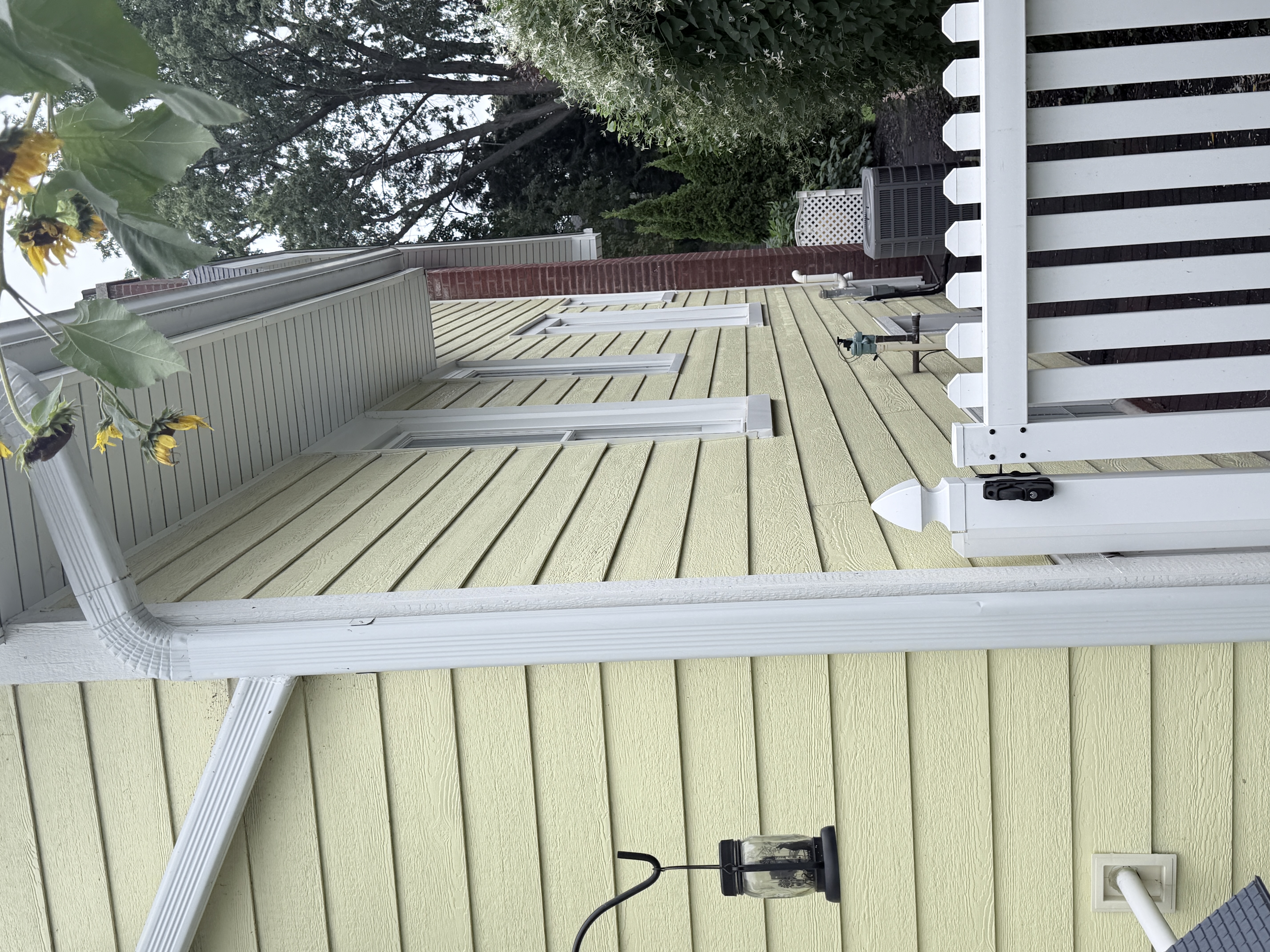 Before House Washing project in Kenosha, WI