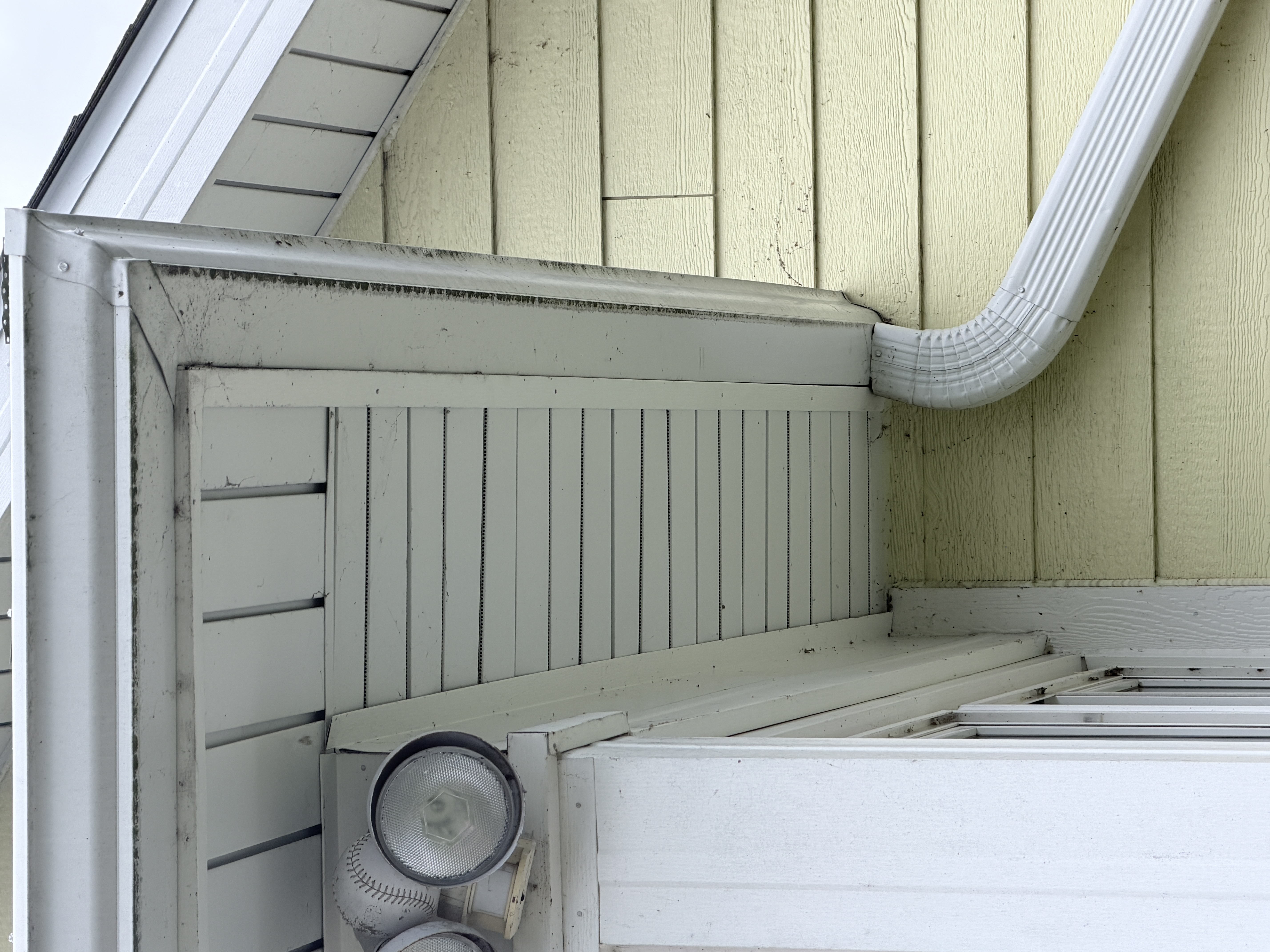 Before House Washing project in Kenosha, WI