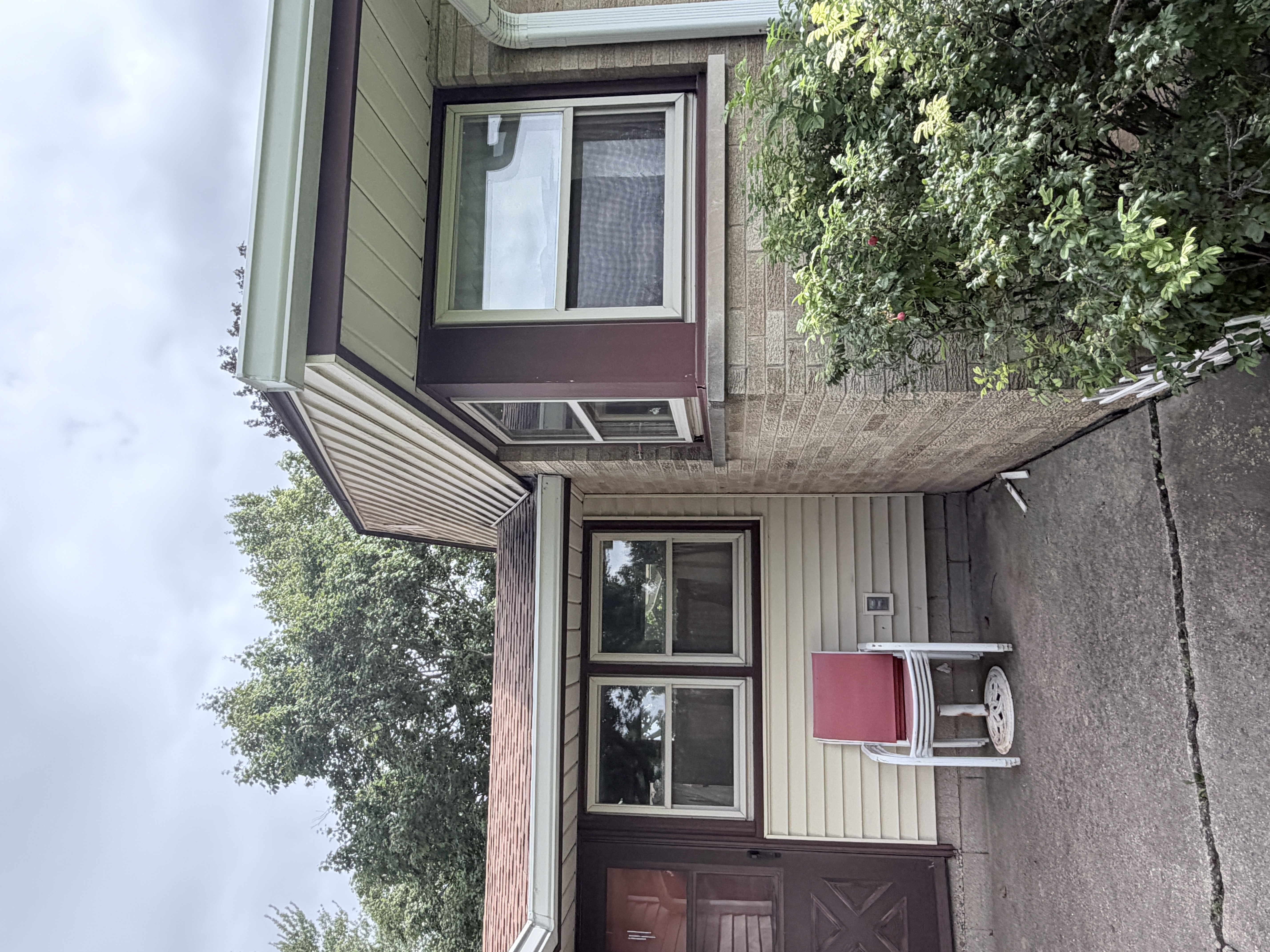 Before House Washing project in Kenosha, WI