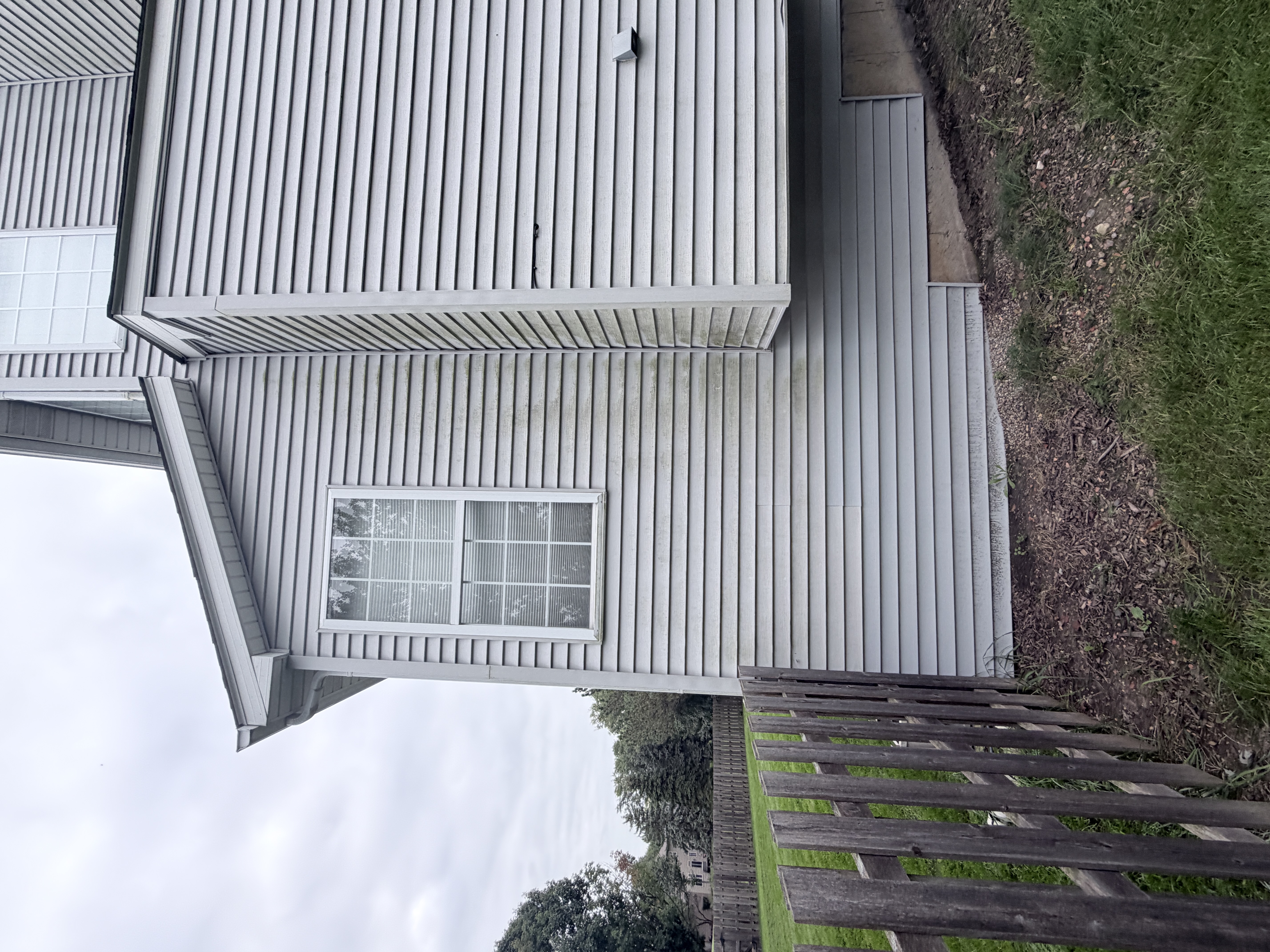 Before House Washing project in Lindenhurst, IL