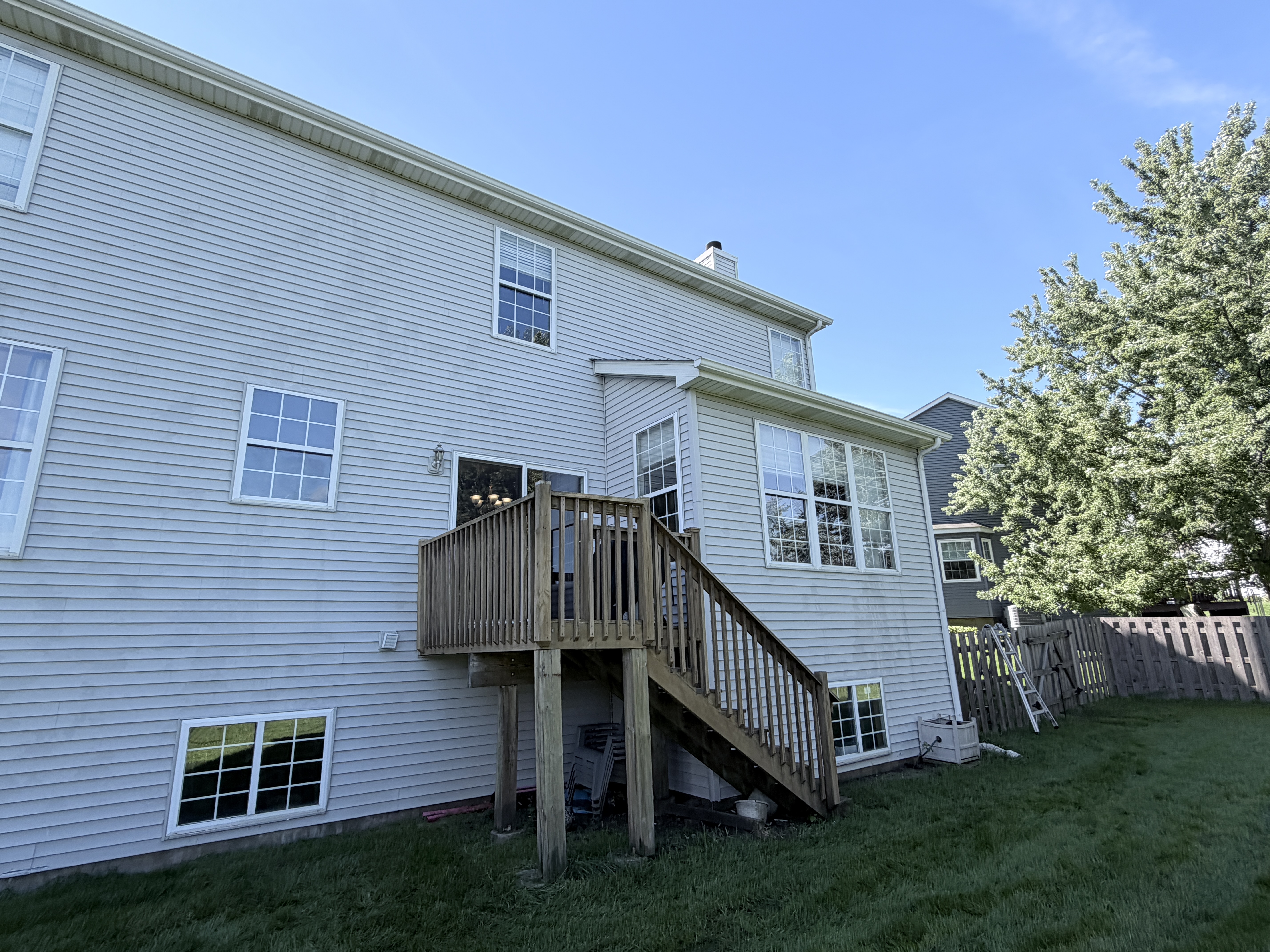 After House Washing project in Lindenhurst, IL