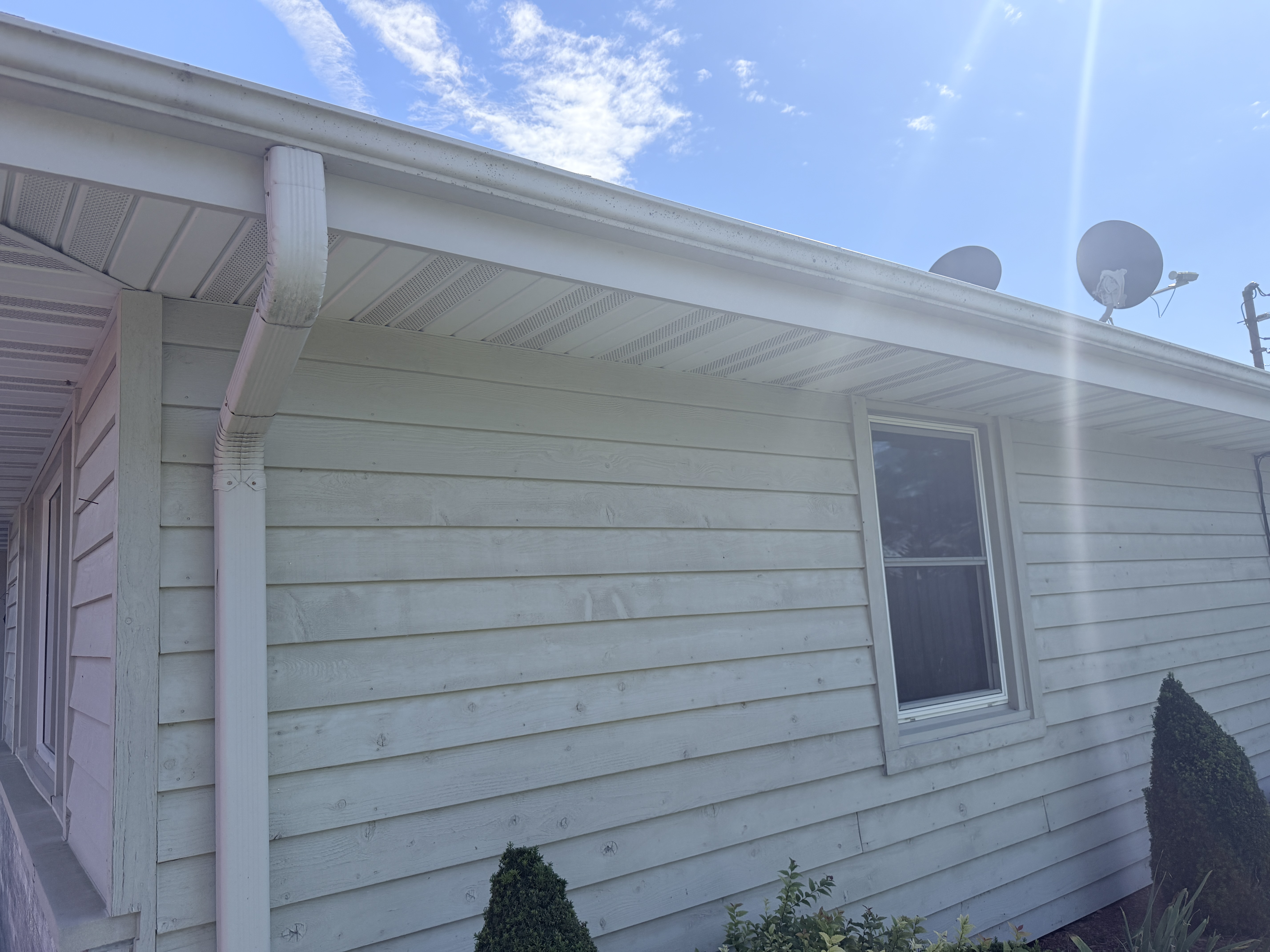 Before house washing in Bristol, WI by Code 3 Cleaning — pair 2 of 13, project #1740