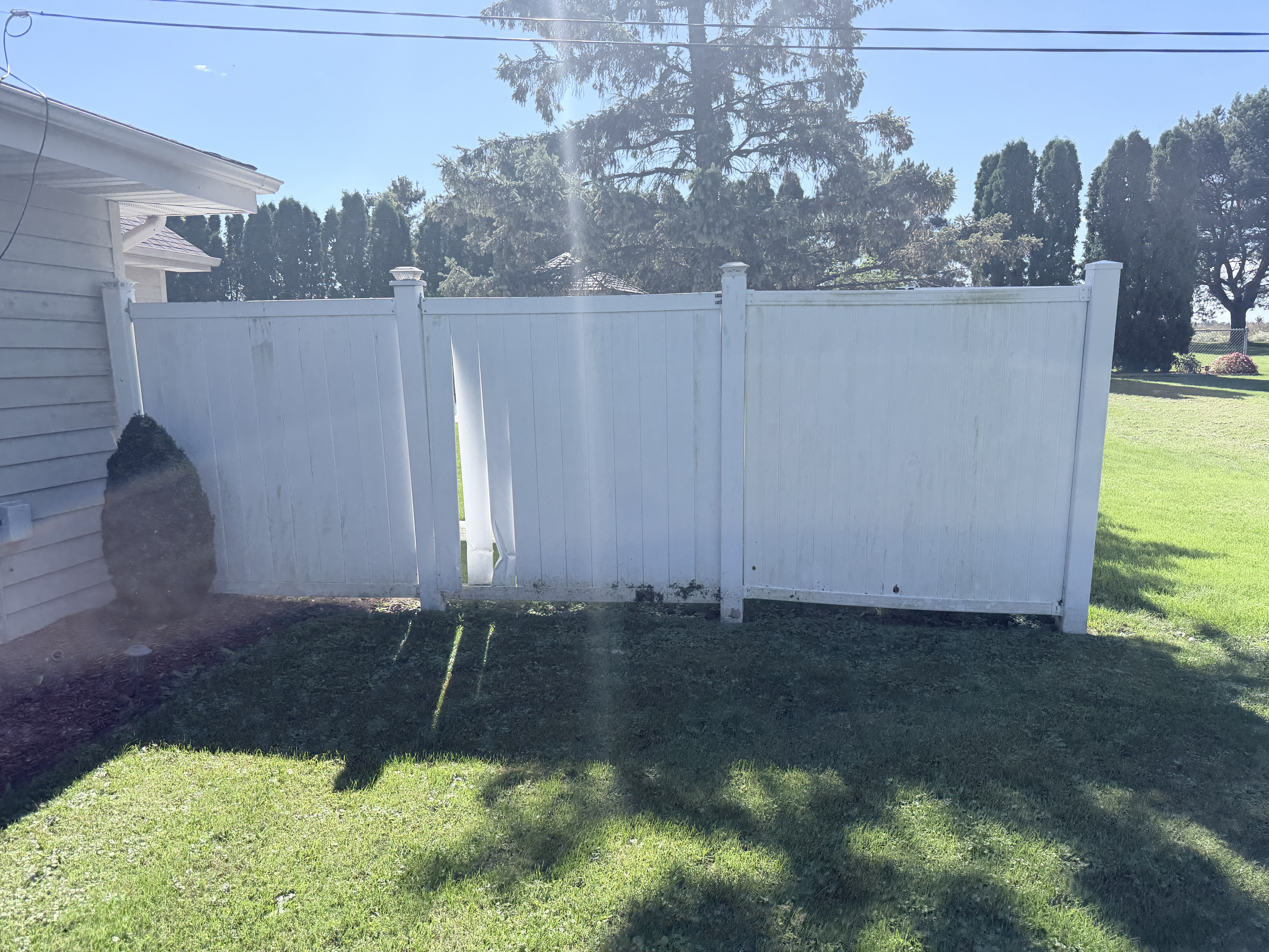 Before house washing in Bristol, WI by Code 3 Cleaning — pair 4 of 13, project #1740
