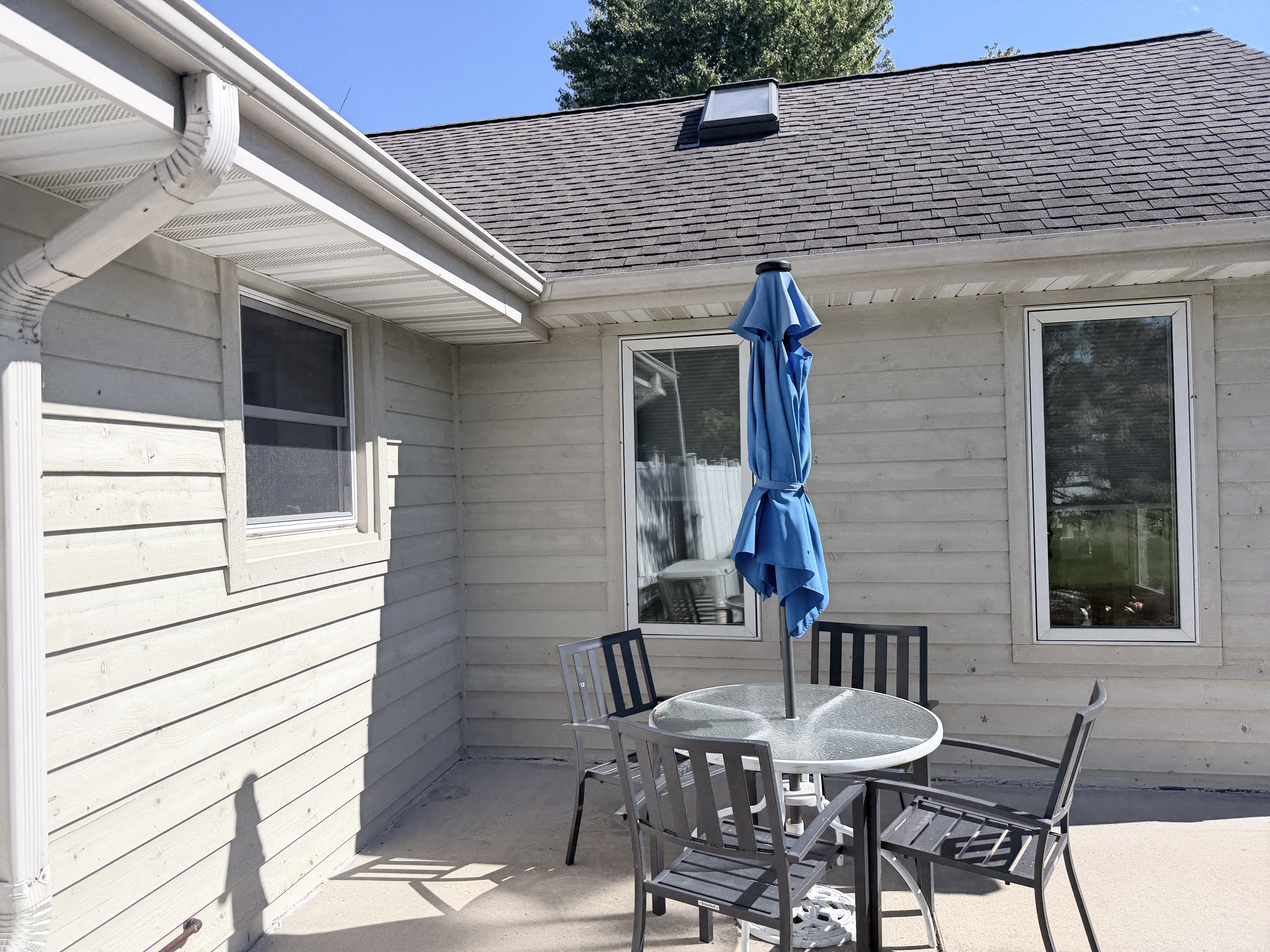 Before house washing in Bristol, WI by Code 3 Cleaning — pair 3 of 13, project #1740