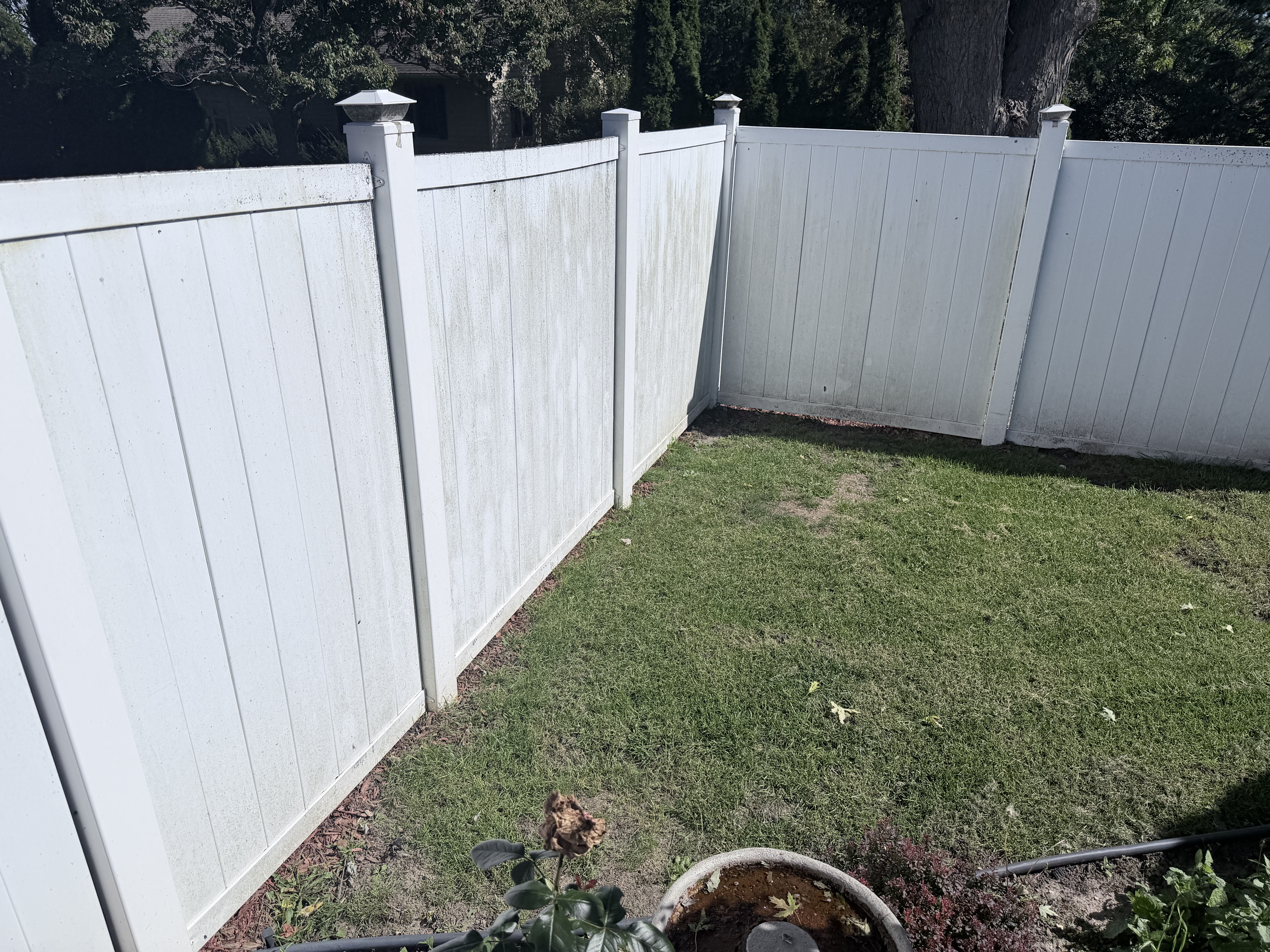 Before house washing in Bristol, WI by Code 3 Cleaning — pair 7 of 13, project #1740