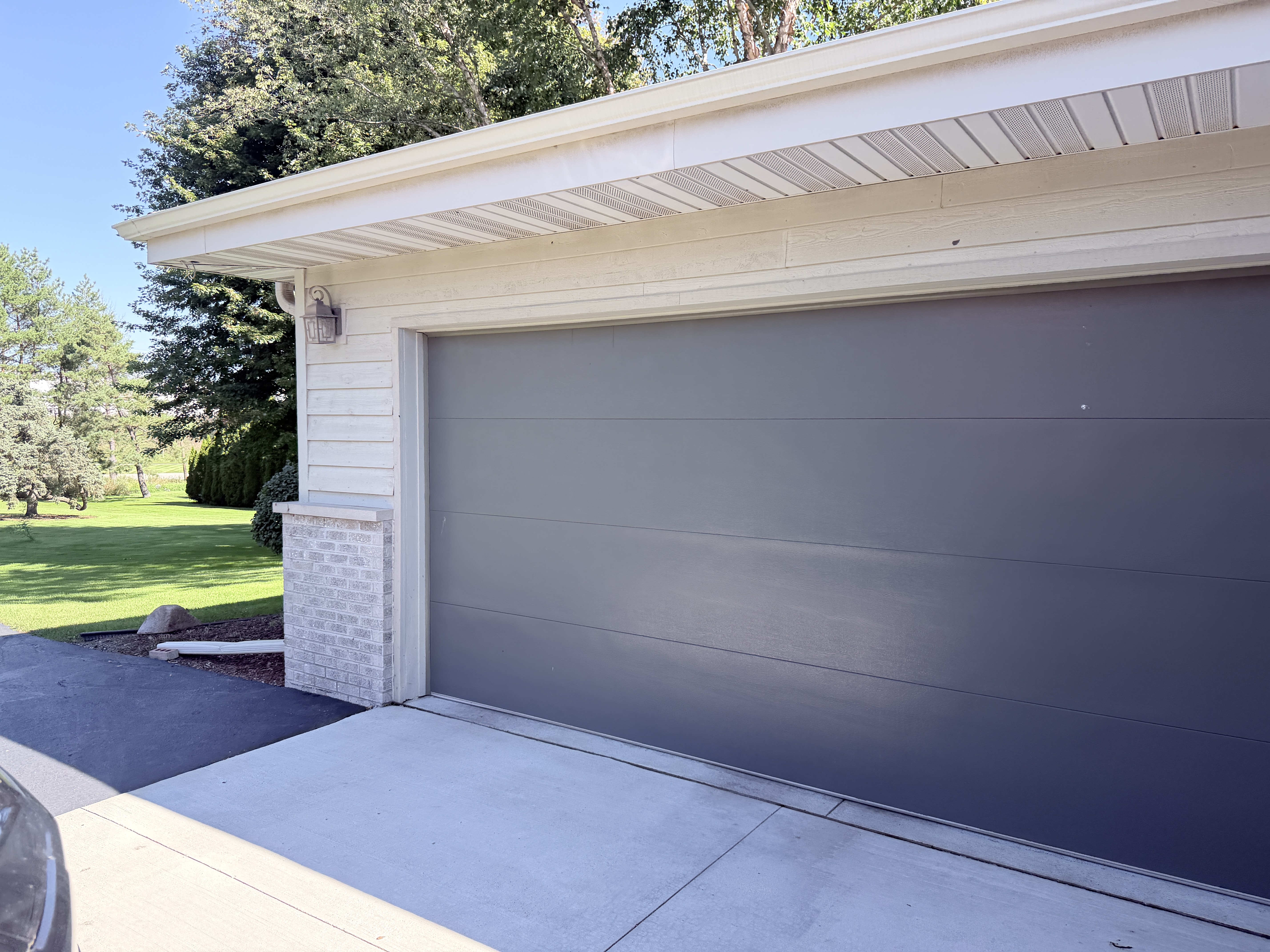 Before house washing in Bristol, WI by Code 3 Cleaning — pair 11 of 13, project #1740