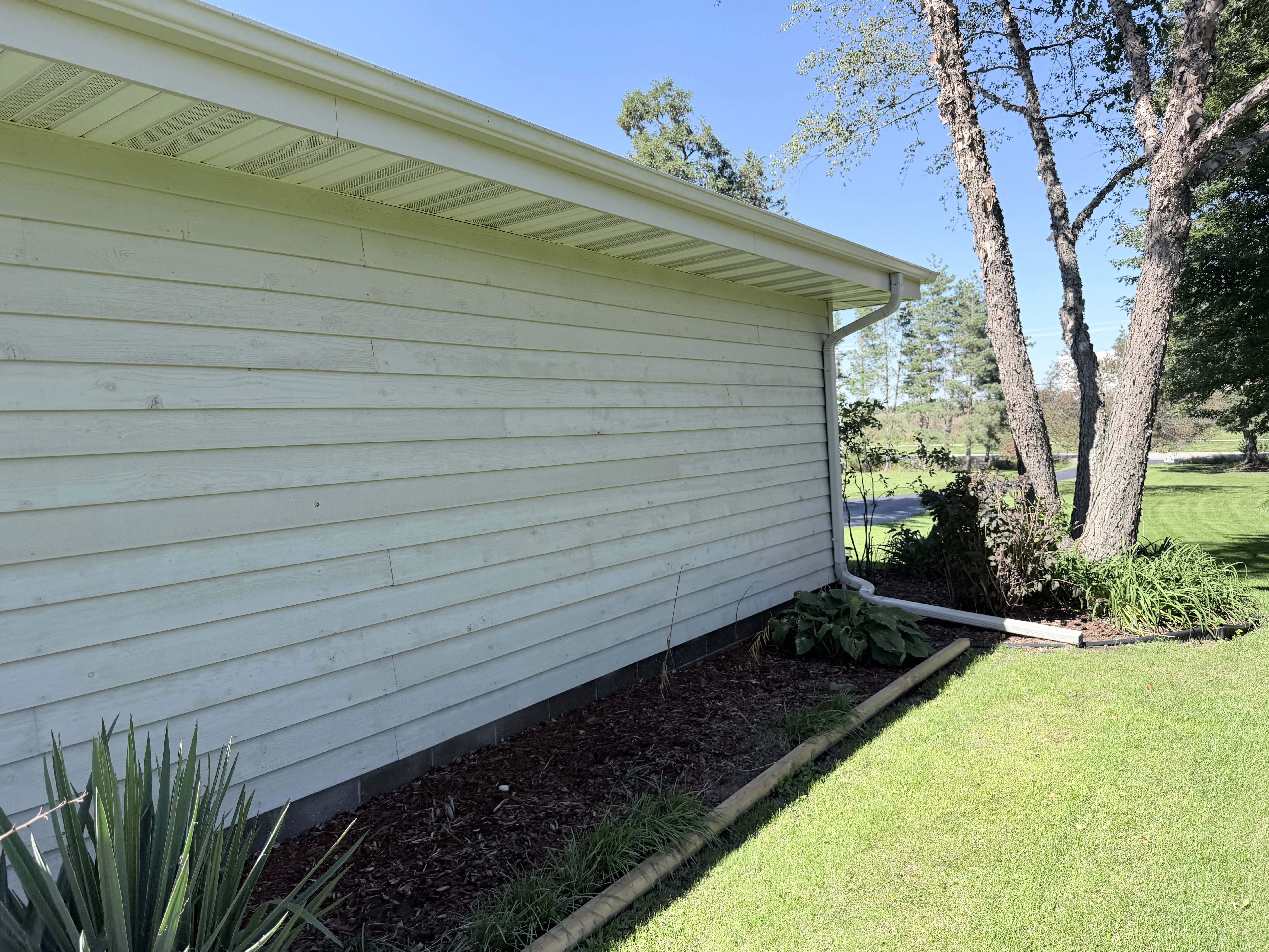After house washing in Bristol, WI by Code 3 Cleaning — pair 2 of 13, project #1740