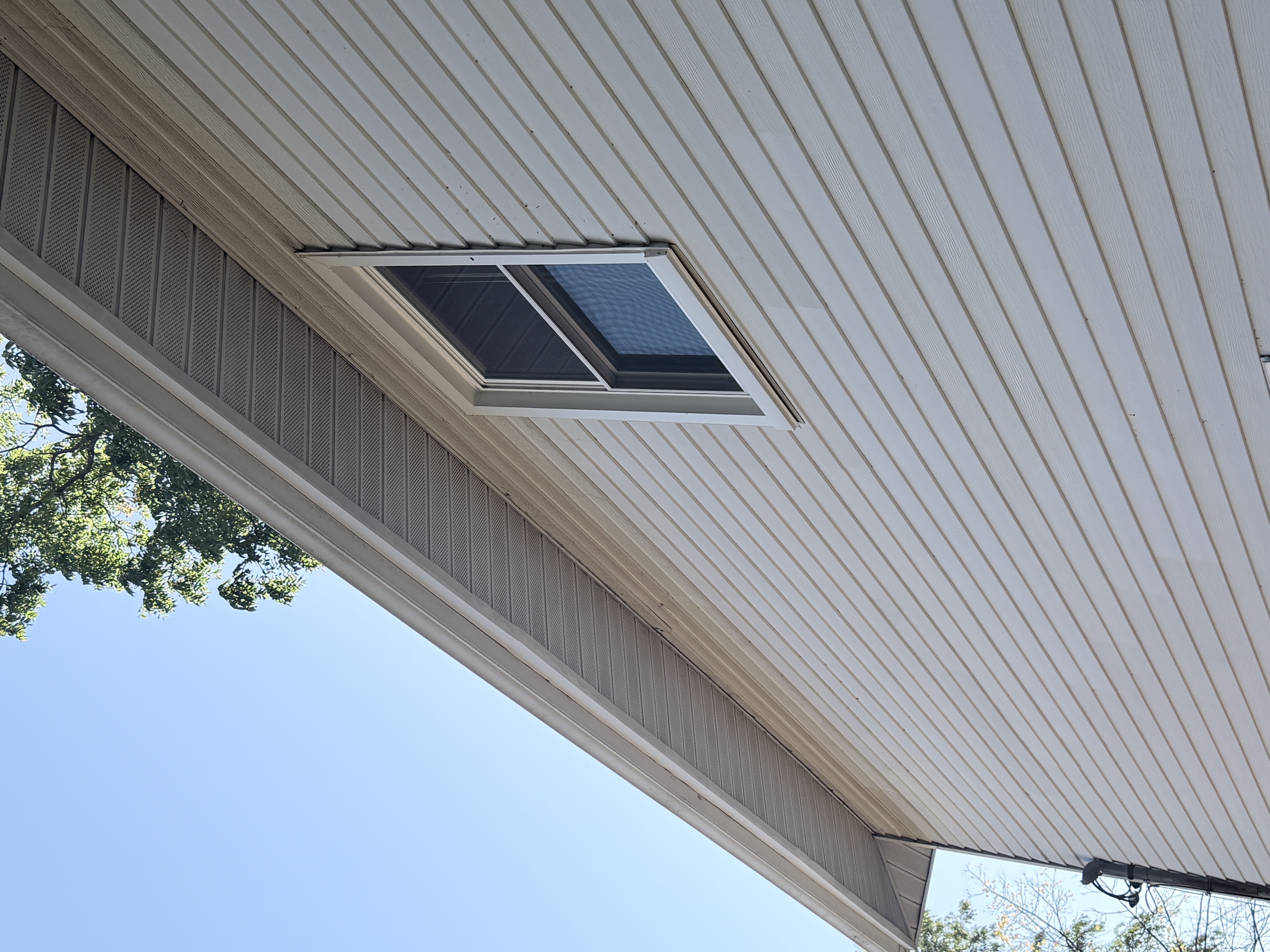 Before roof washing in Zion, IL by Code 3 Cleaning — pair 7 of 10, project #1842