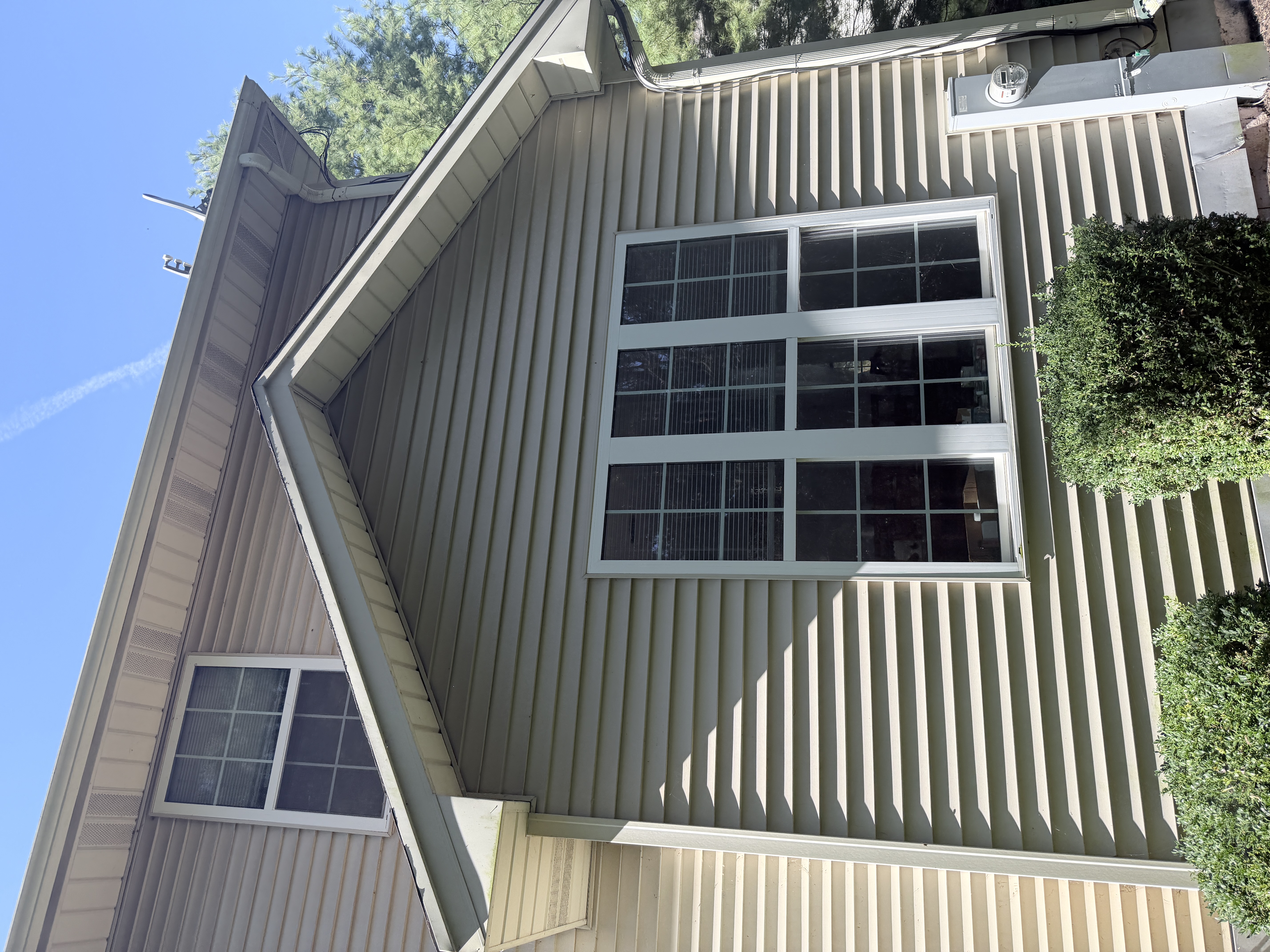 Before house washing in Pleasant Prairie, WI by Code 3 Cleaning — pair 7 of 11, project #1865