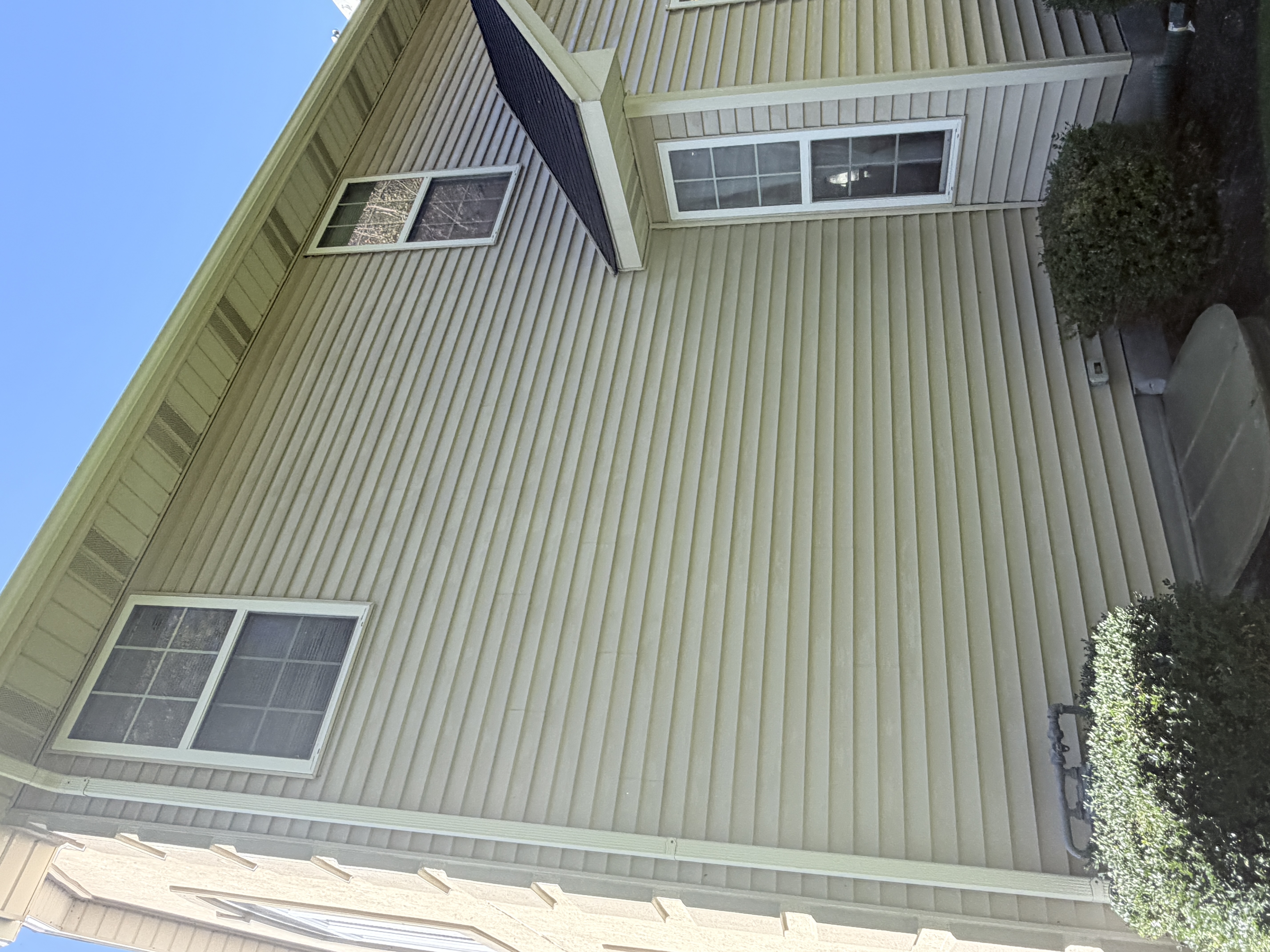 After house washing in Pleasant Prairie, WI by Code 3 Cleaning — pair 5 of 11, project #1865