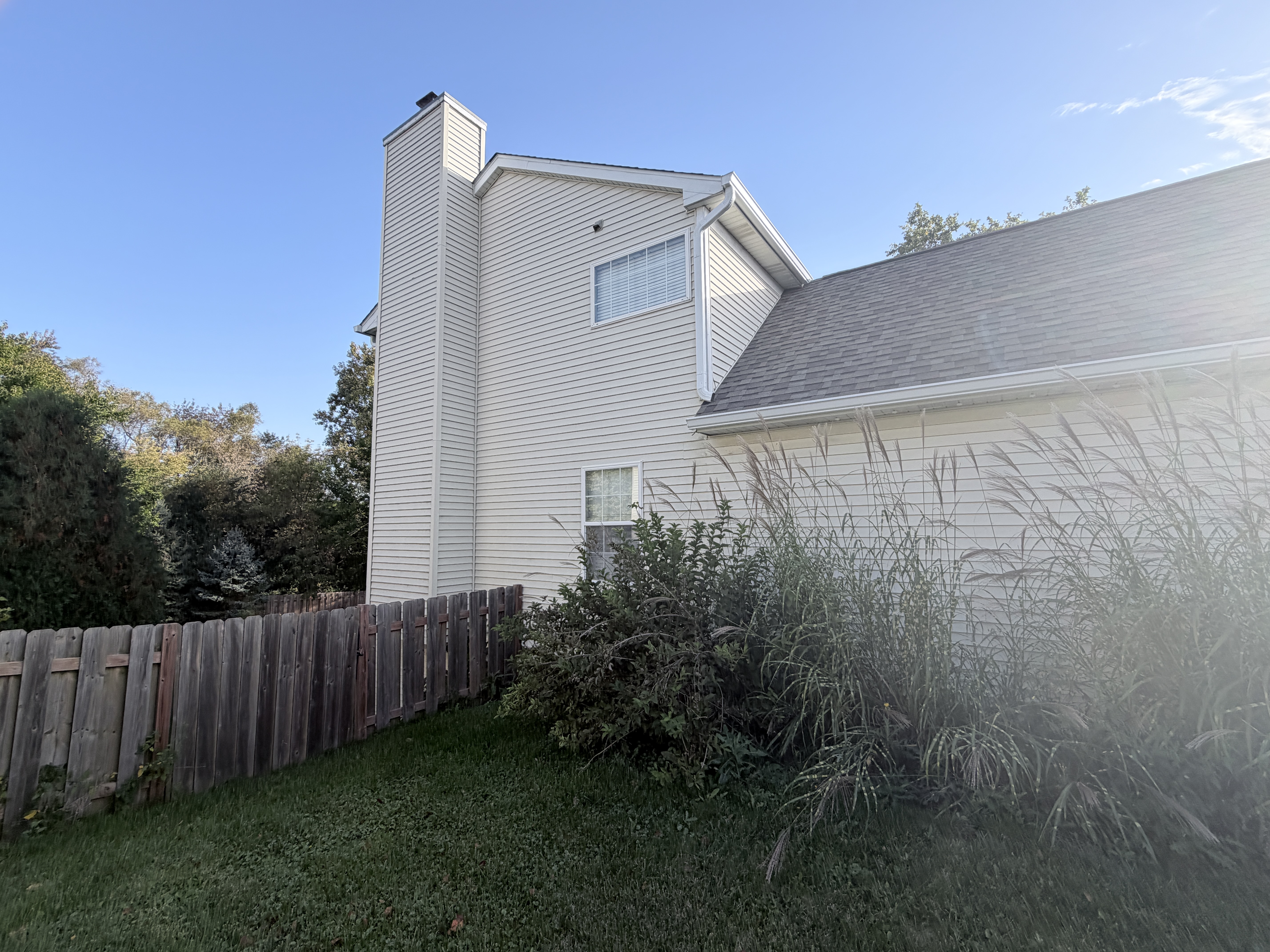 Before house washing in Lindenhurst, IL by Code 3 Cleaning — pair 4 of 5, project #1921