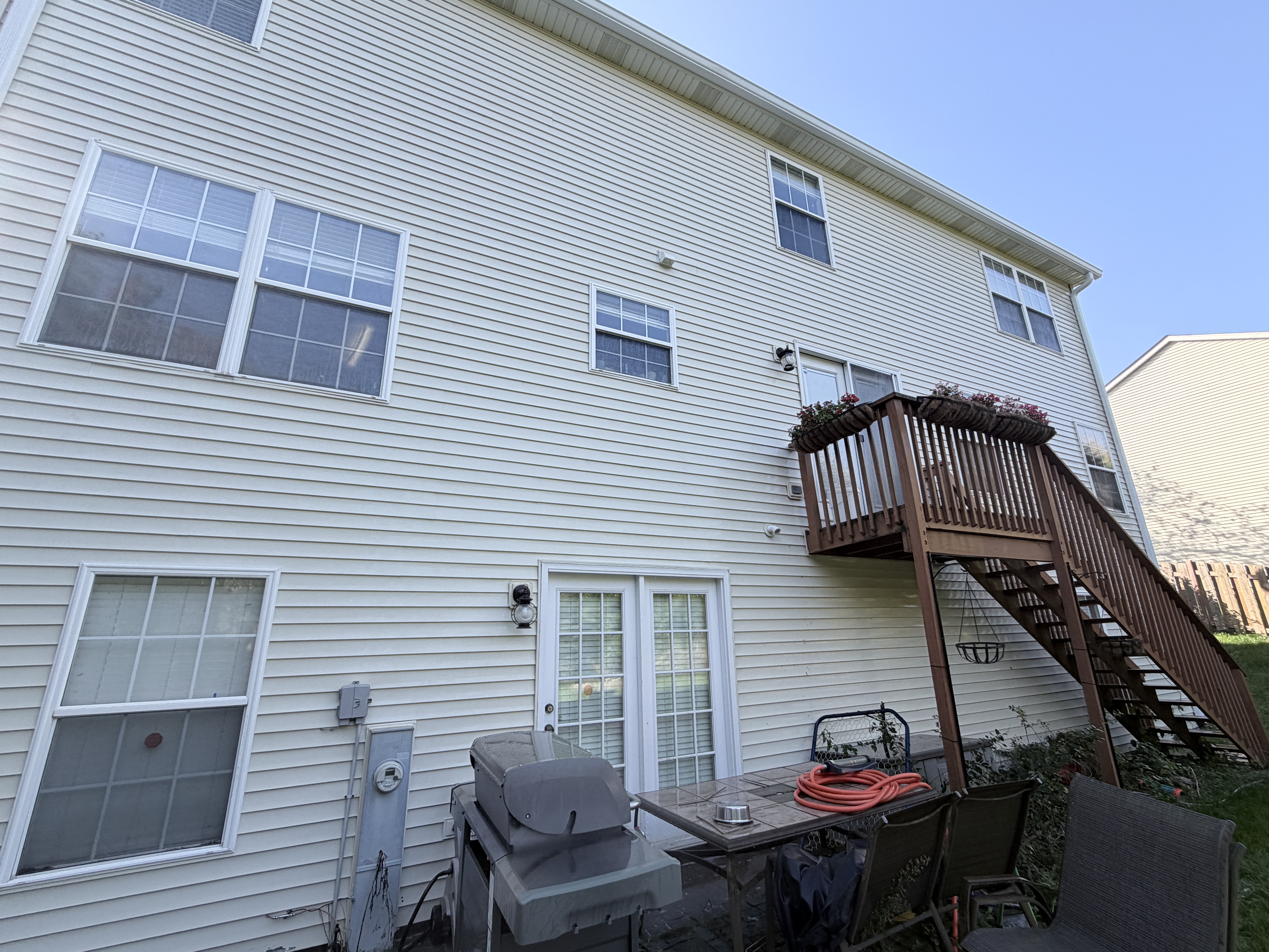 After house washing in Lindenhurst, IL by Code 3 Cleaning — pair 2 of 5, project #1921
