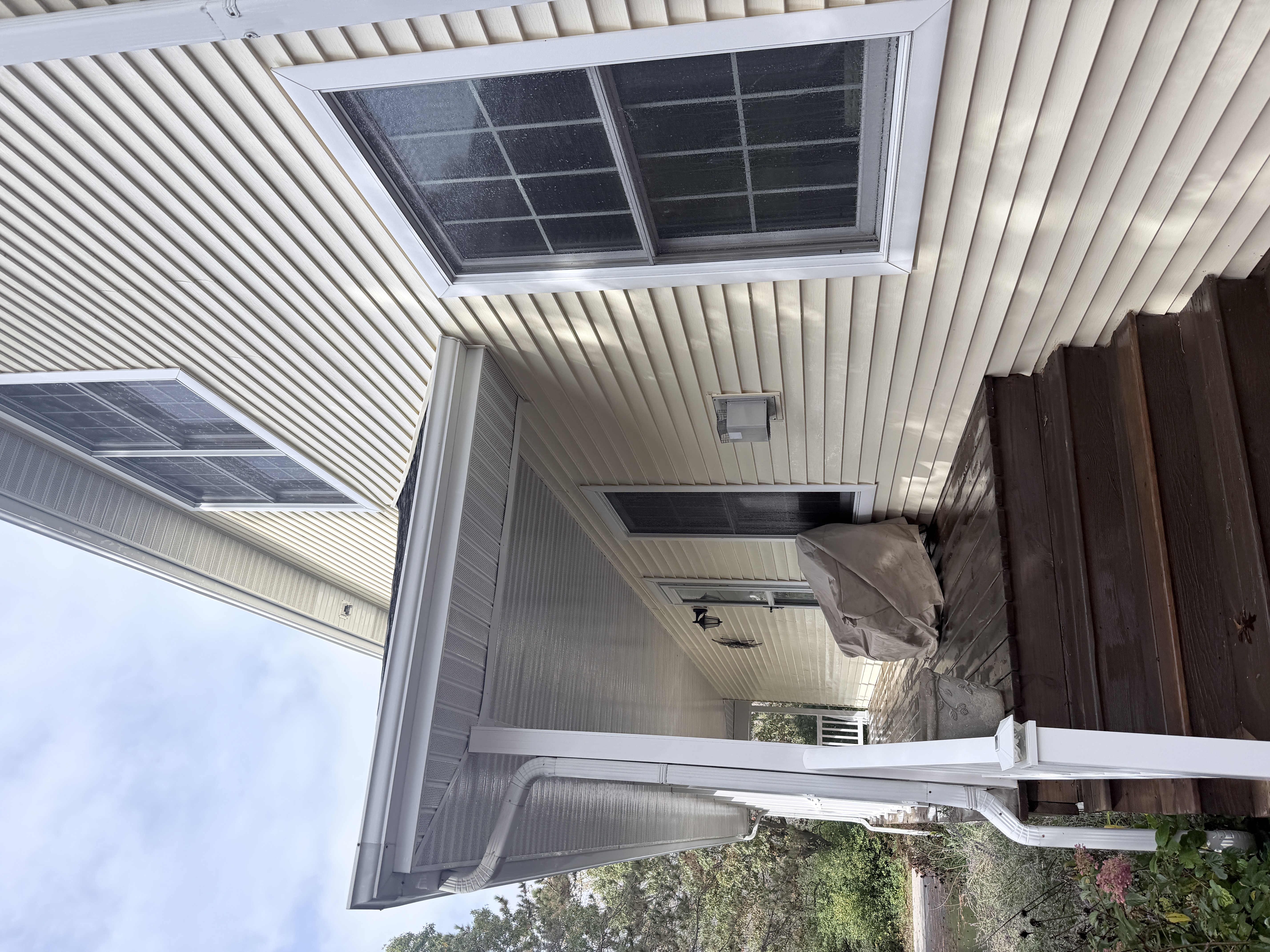After house washing and fence cleaning in Pleasant Prairie, WI by Code 3 Cleaning — pair 5 of 10, project #1936