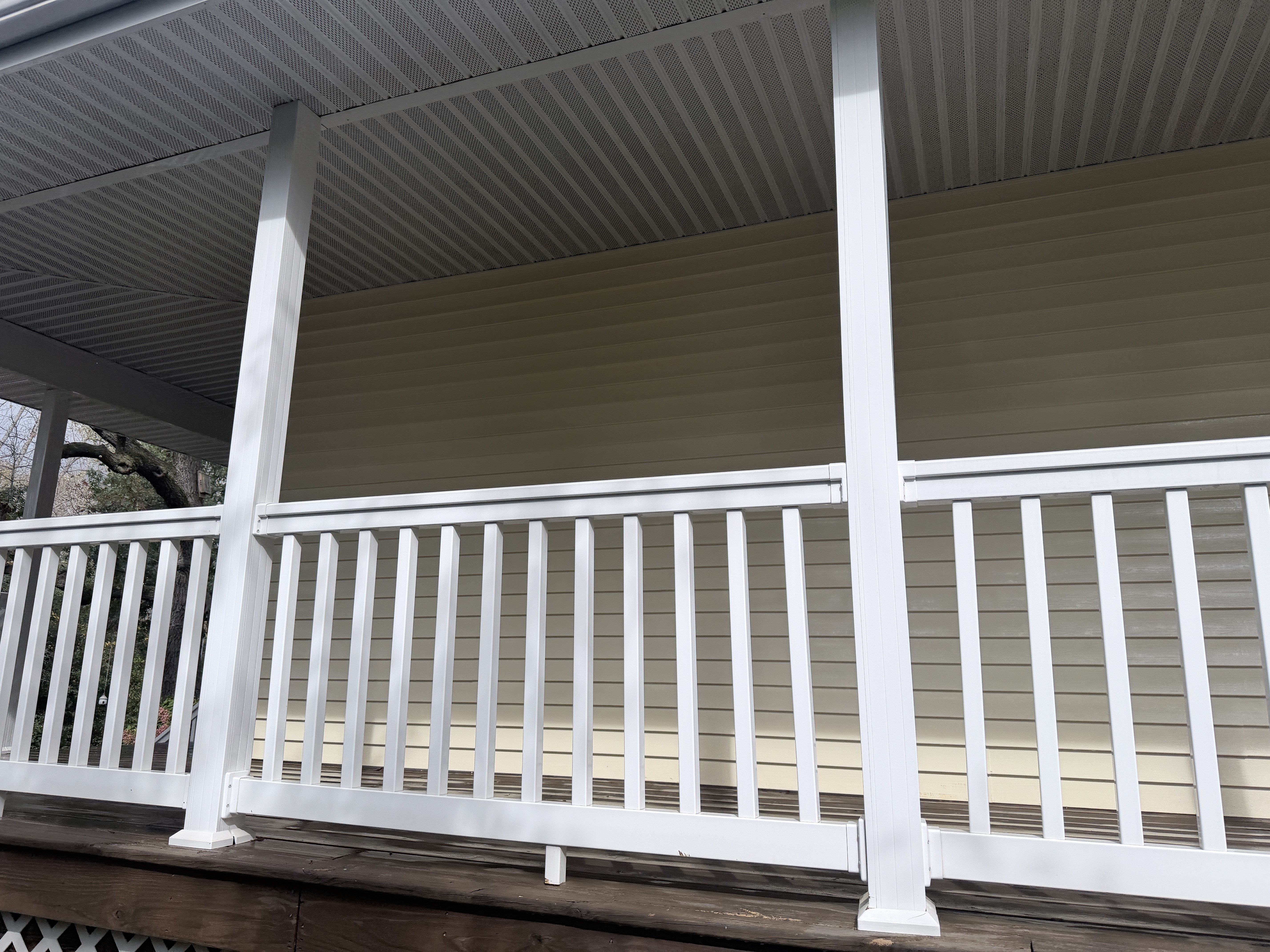 After house washing and fence cleaning in Pleasant Prairie, WI by Code 3 Cleaning — pair 2 of 10, project #1936
